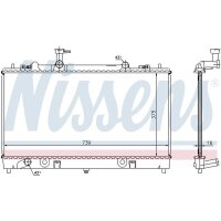 NISSENS 62466A Kühler, Motorkühlung