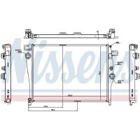 NISSENS 627035 Kühler, Motorkühlung