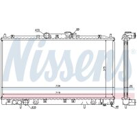 NISSENS 62868A Kühler, Motorkühlung