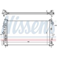 NISSENS 630712 Kühler, Motorkühlung