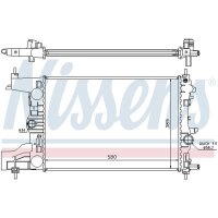 NISSENS 630726 Kühler, Motorkühlung