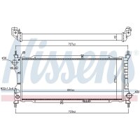 NISSENS 63286A Kühler, Motorkühlung