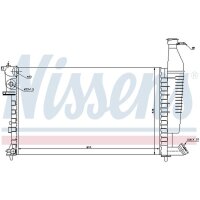 NISSENS 63716 Kühler, Motorkühlung