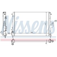 NISSENS 637613 Kühler, Motorkühlung