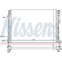 NISSENS 63843A Kühler, Motorkühlung