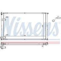 NISSENS 63935A Kühler, Motorkühlung