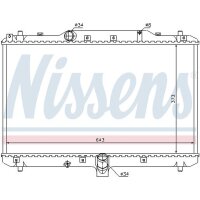 NISSENS 64198 Kühler, Motorkühlung
