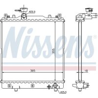 NISSENS 64204 Kühler, Motorkühlung