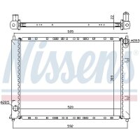 NISSENS 64307A Kühler, Motorkühlung