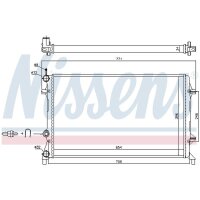 NISSENS 65321 Kühler, Motorkühlung
