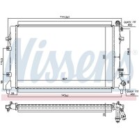 NISSENS 65324 Niedertemperaturkühler, Ladeluftkühler