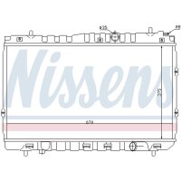 NISSENS 66680 Kühler, Motorkühlung