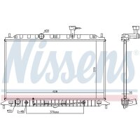 NISSENS 66769 Kühler, Motorkühlung