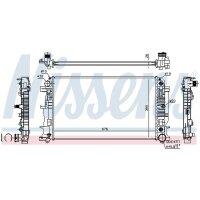 NISSENS 67157A Kühler, Motorkühlung