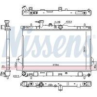 NISSENS 67481 Kühler, Motorkühlung