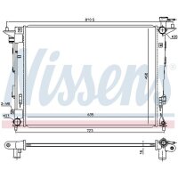 NISSENS 675018 Kühler, Motorkühlung