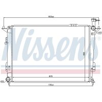NISSENS 67522 Kühler, Motorkühlung