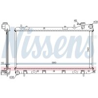 NISSENS 67704A Kühler, Motorkühlung