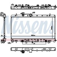 NISSENS 67711 Kühler, Motorkühlung
