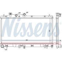 NISSENS 67721 Kühler, Motorkühlung