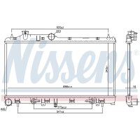 NISSENS 67741 Kühler, Motorkühlung