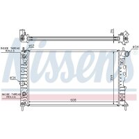 NISSENS 68003A Kühler, Motorkühlung
