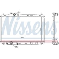 NISSENS 681387 Kühler, Motorkühlung