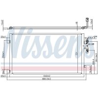 NISSENS 940457 Kondensator, Klimaanlage