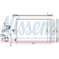 NISSENS 940780 Kondensator, Klimaanlage