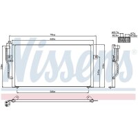 NISSENS 94305 Kondensator, Klimaanlage