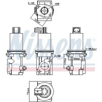 NISSENS 98185 AGR-Ventil