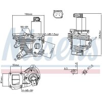 NISSENS 98189 AGR-Ventil