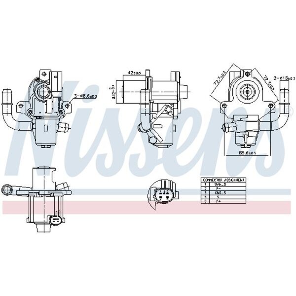 NISSENS 98264 AGR-Ventil