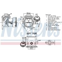 NISSENS 98297 AGR-Ventil