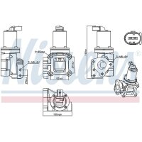 NISSENS 98309 AGR-Ventil
