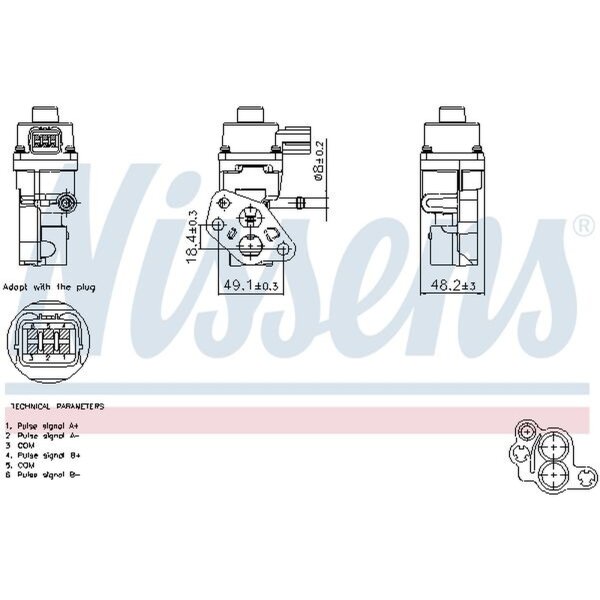 NISSENS 98365 AGR-Ventil