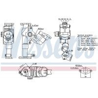 NISSENS 98423 AGR-Ventil