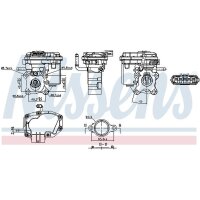 NISSENS 98447 AGR-Ventil