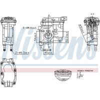 NISSENS 98507 AGR-Ventil