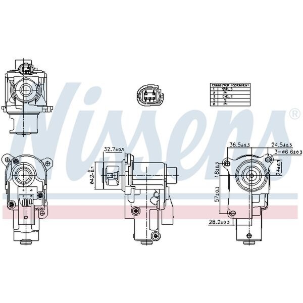 NISSENS 98552 AGR-Ventil
