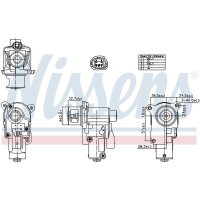NISSENS 98552 AGR-Ventil