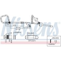 NISSENS 841512 Niederdruckleitung, Klimaanlage