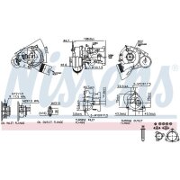 NISSENS 93021 Lader, Aufladung