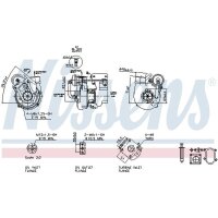 NISSENS 93041 Lader, Aufladung