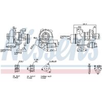 NISSENS 93081 Lader, Aufladung