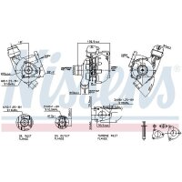 NISSENS 93203 Lader, Aufladung
