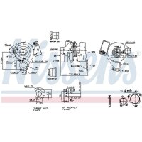 NISSENS 93272 Lader, Aufladung
