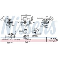 NISSENS 93481 Lader, Aufladung
