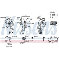 NISSENS 93496 Lader, Aufladung