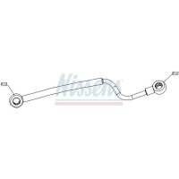 NISSENS 935160 Ölleitung, Lader